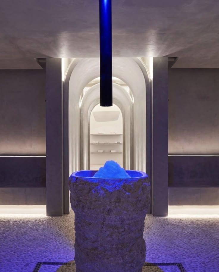Ice fountain