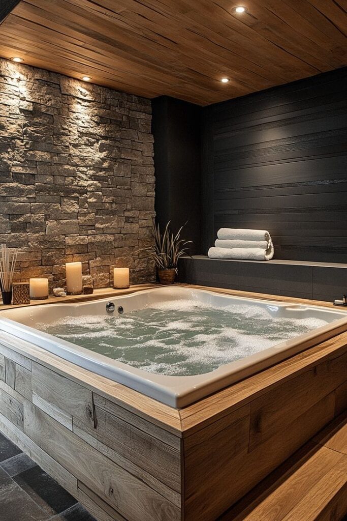 Readymade jacuzzi