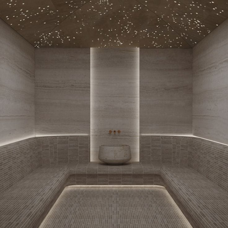 Customized steam room